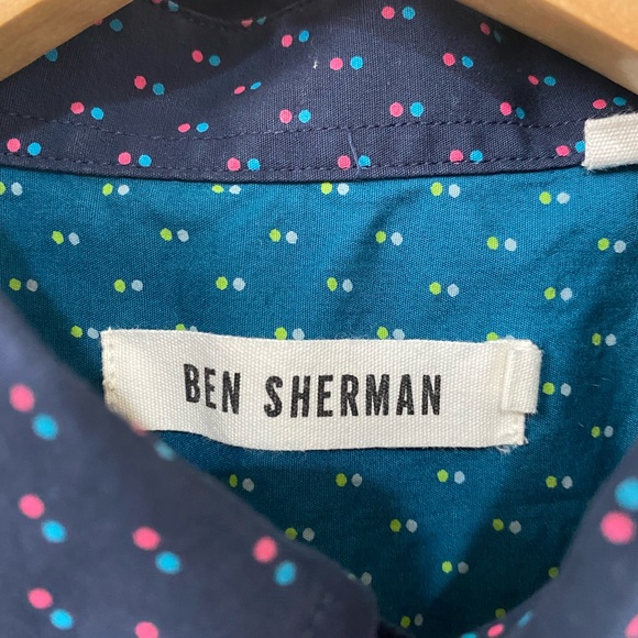 Ben Sherman Dot Button Down - Picture 4 of 4
